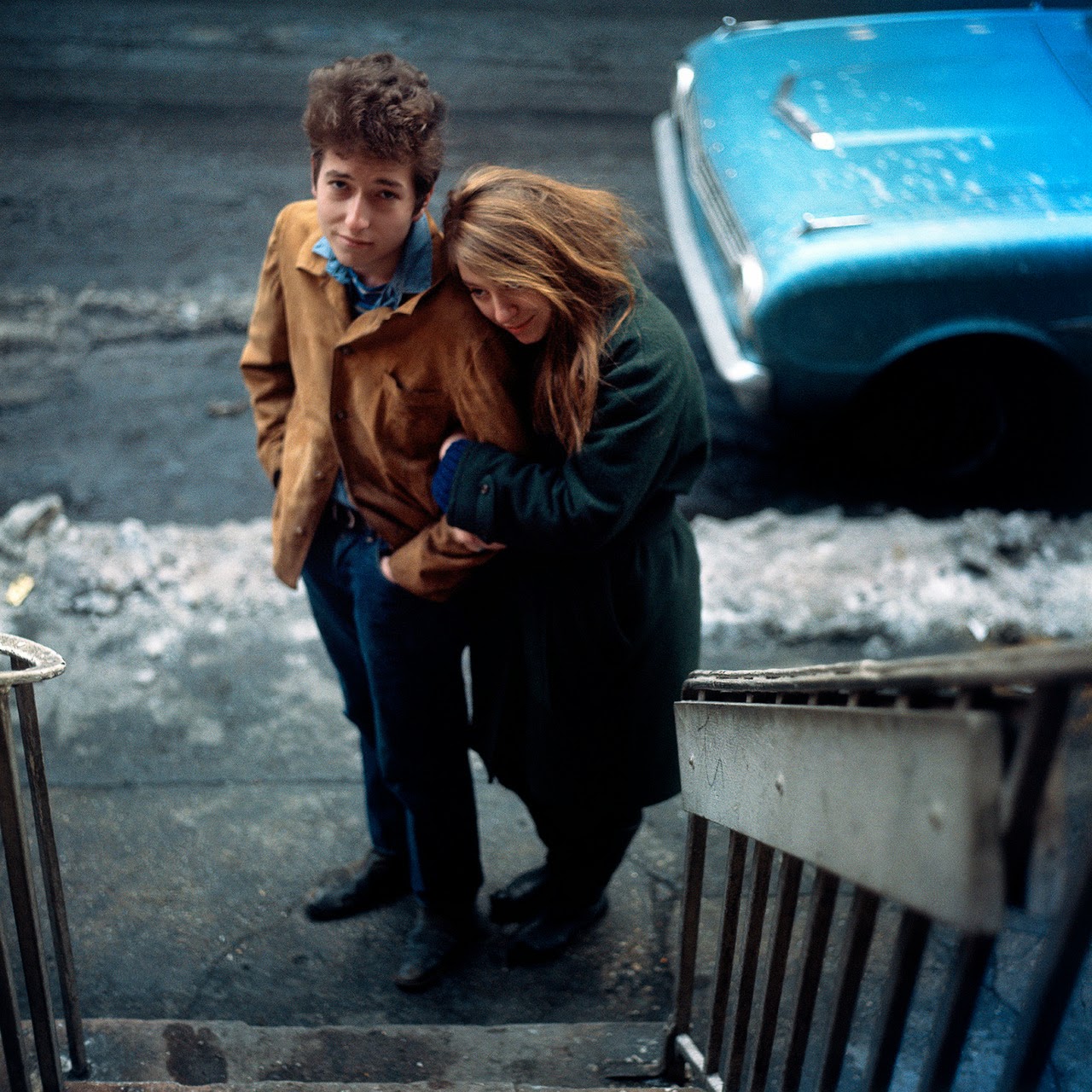 La sesión de fotos de la icónica portada de The Freewheelin' Bob Dylan –  Dylanitas